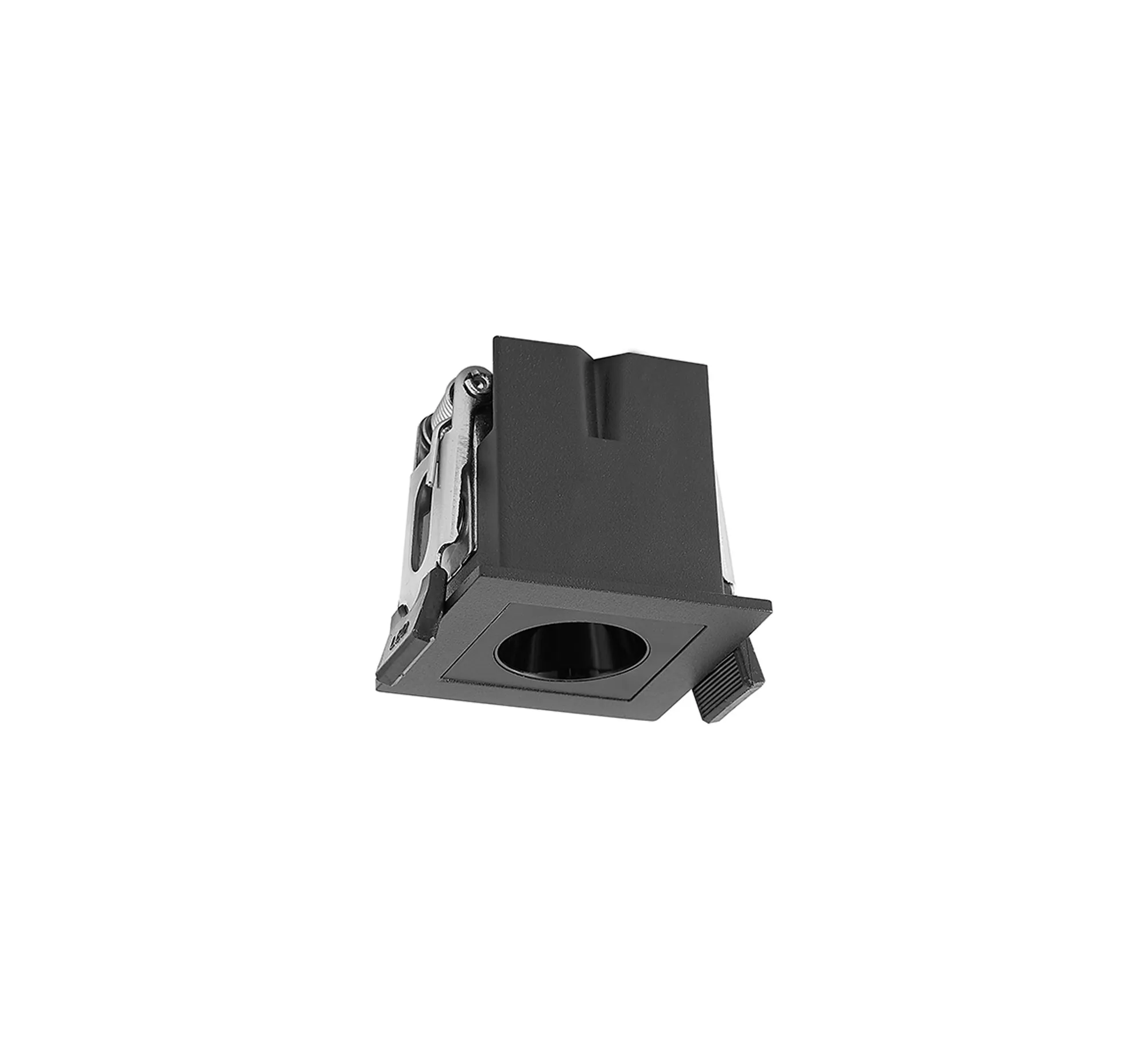 M9127  Blau Linear Recessed Spotlight 1 Light, 3W LED, 3000K, 165lm, Cut Out: L:40mm x W:40mm, Black, Driver Included